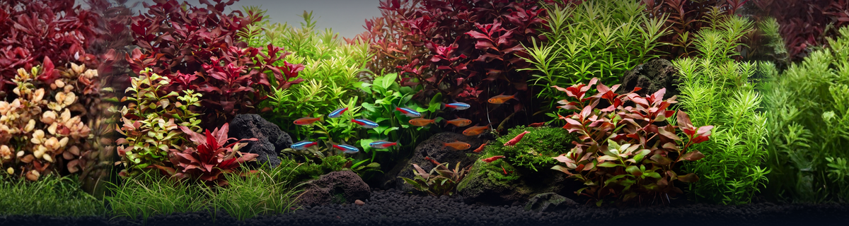 Freshwater aquarium plants.