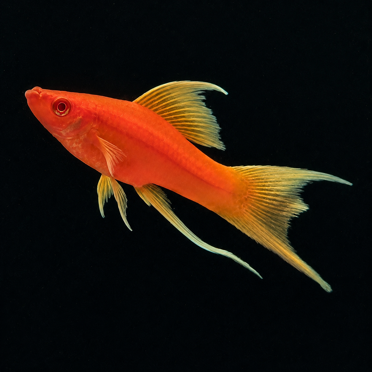 Red Lyretail Swordtail