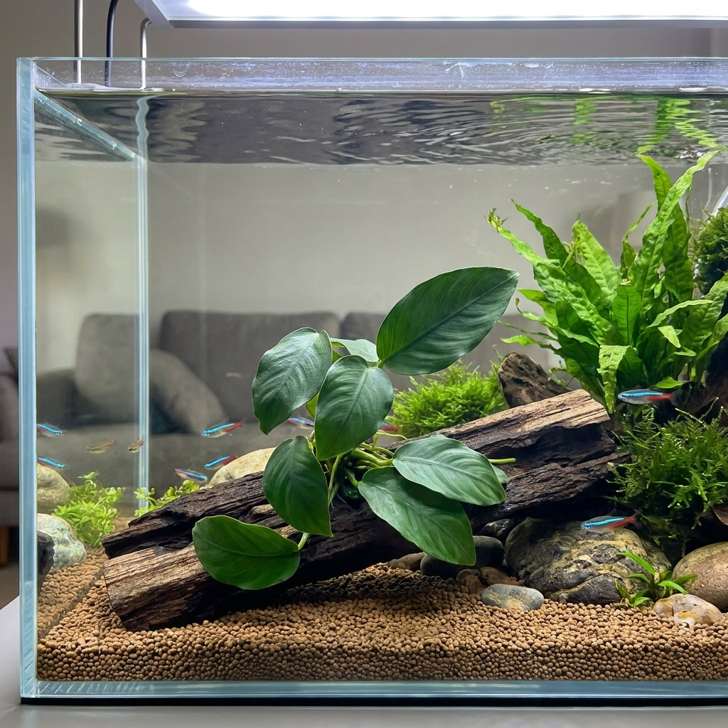 Anubias on Driftwood