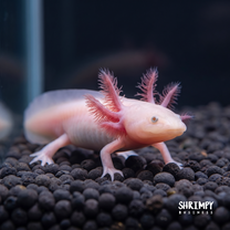 Leucistic Axolotl (Classic Pink)