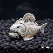Spooky Hideaway Skeleton Fish