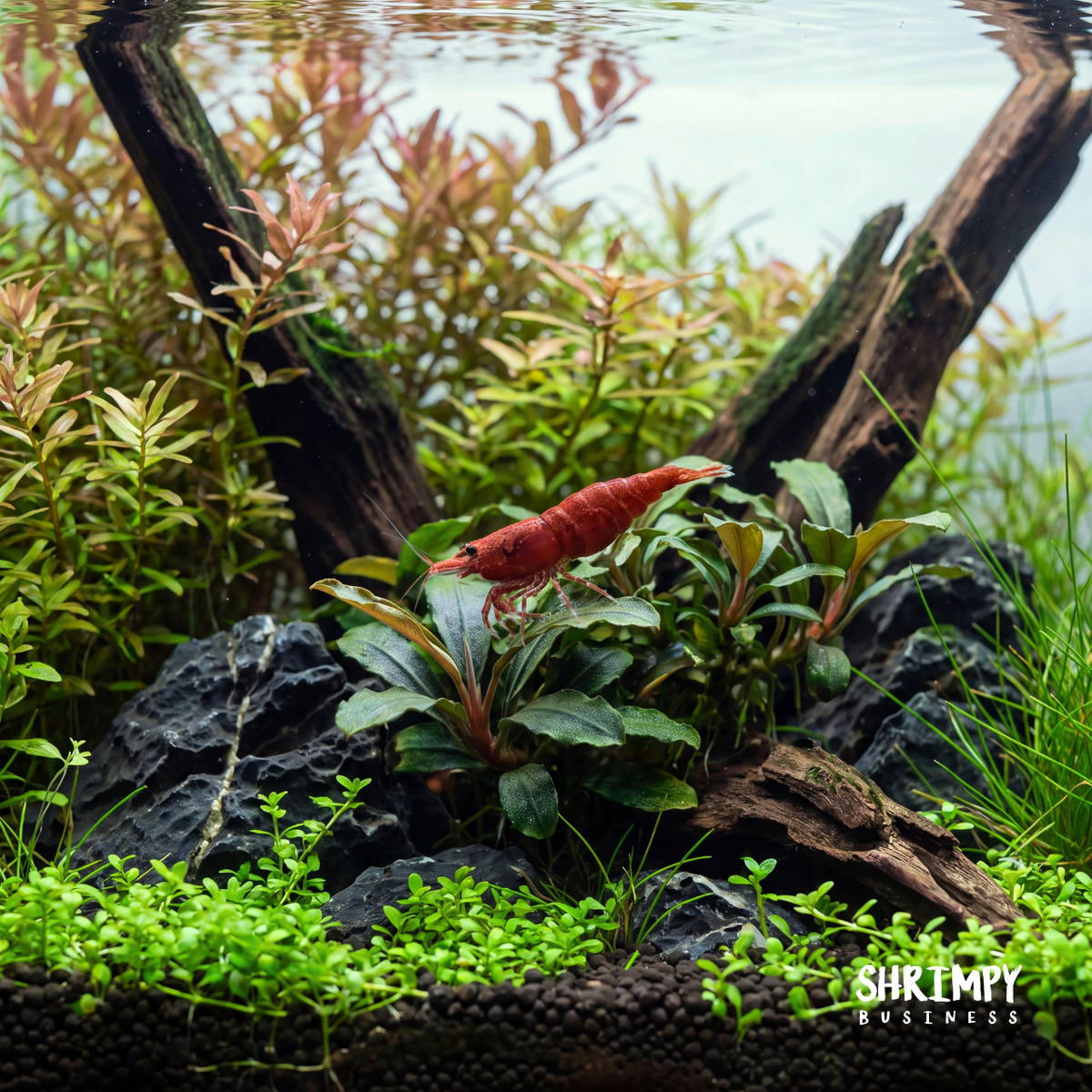High Grade Cherry Shrimp - Fire Red Grade